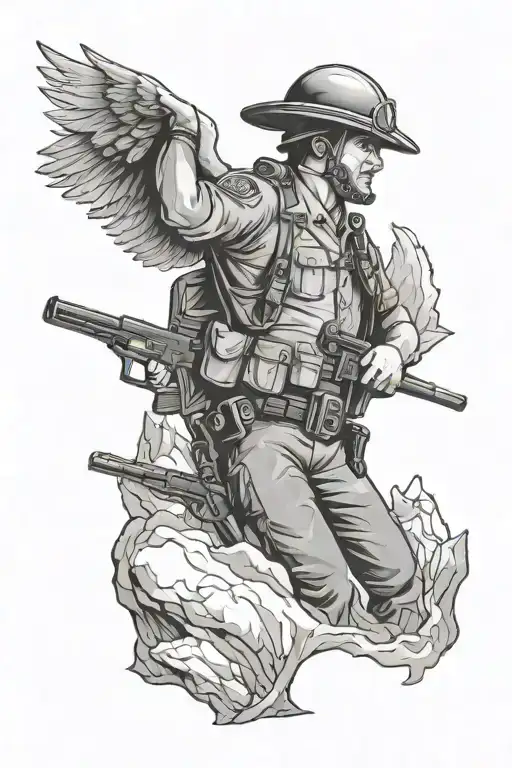 Christian Hunting Mountains Police Officer