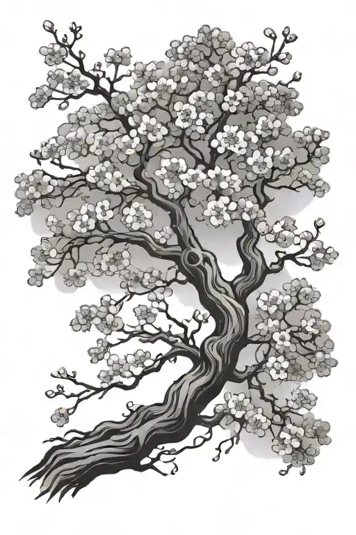 Cherry Blossom Tree Sleeve