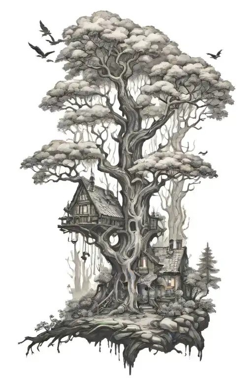 Enchanted Forest Scene