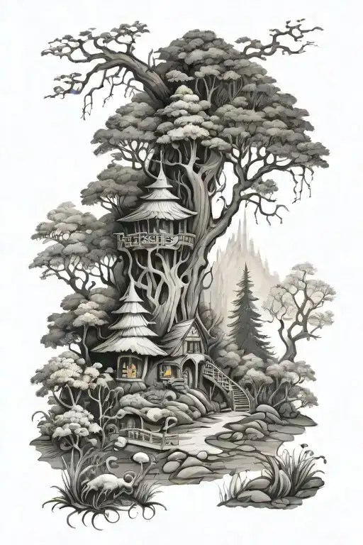 Enchanted Forest Scene