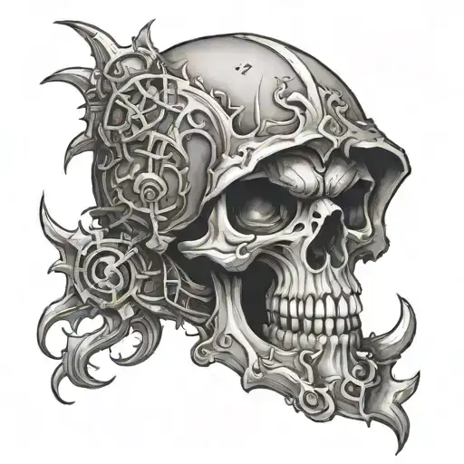 World Of Warcraft Deatknith Skull Made