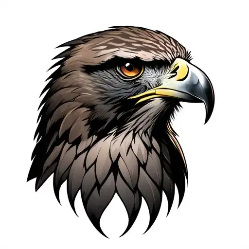 Hawk Head With No Eyes