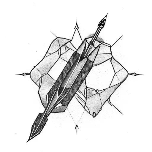 Arrow With Gps Coordinates