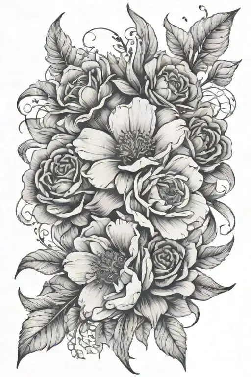 Birth Flowers Intertwined