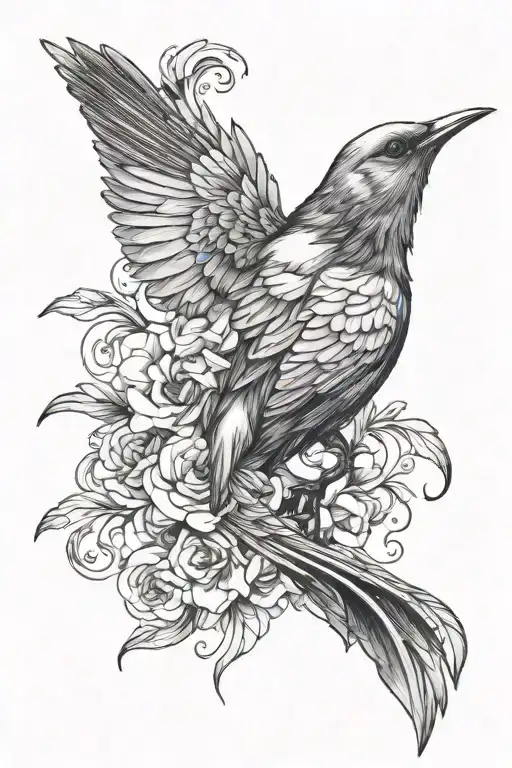 The Bird Falls Head Down