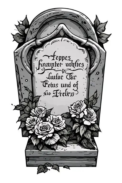 Gravestone Engraved
