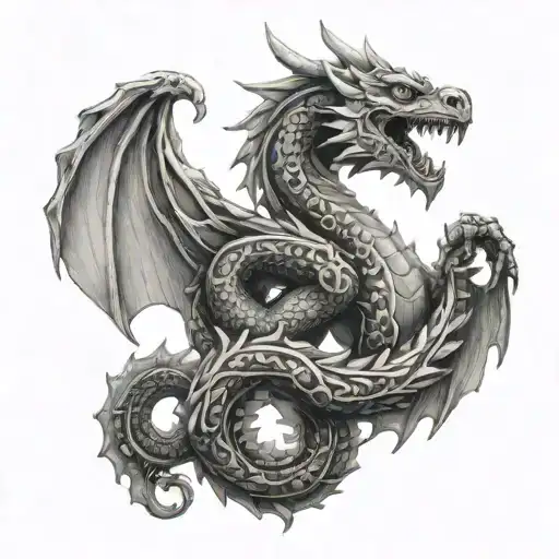 Nordic Dragon Wrapped