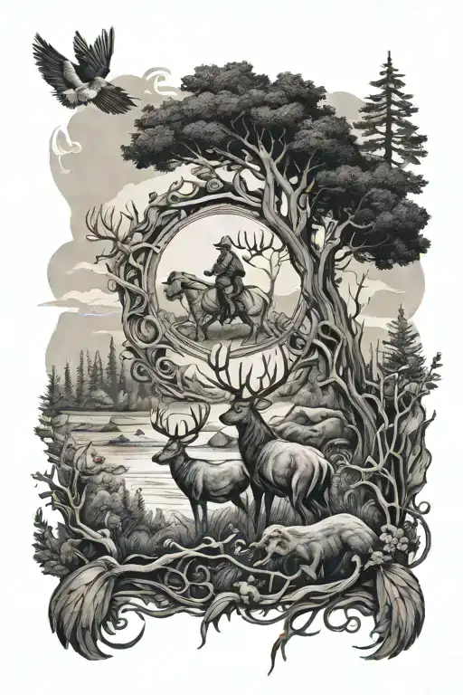 Hunting Scene