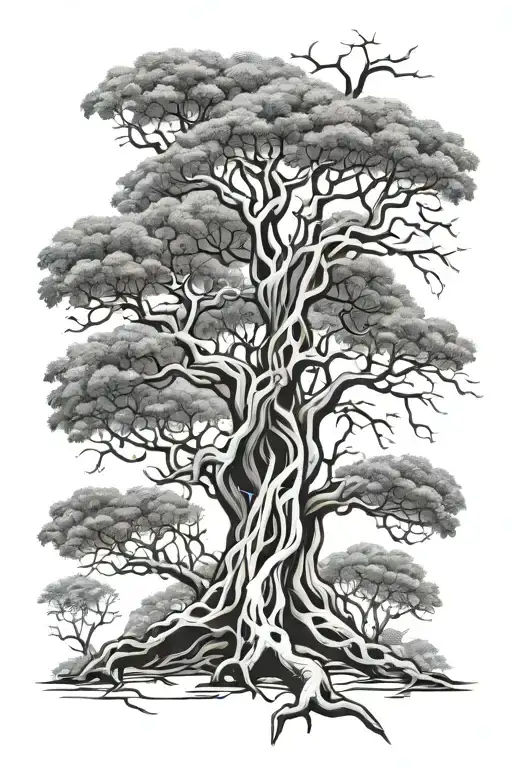 Banyan Tree Without Leaves