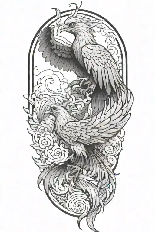 Pheonix Rebuilding With Two Baby Pheonix