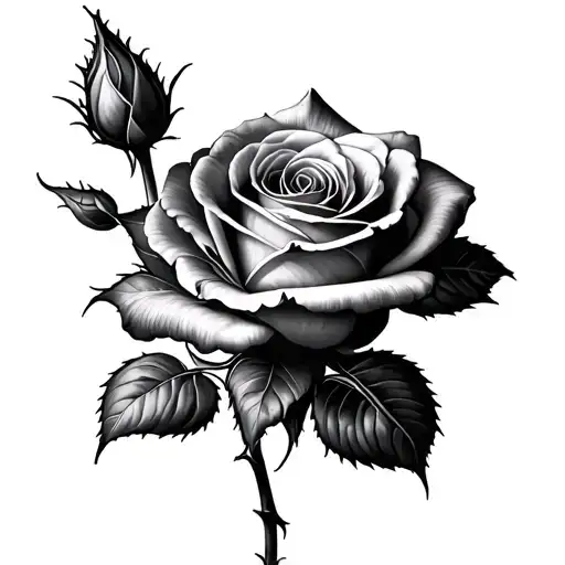 A Drawing Of A 10 Centimeter Size Rose