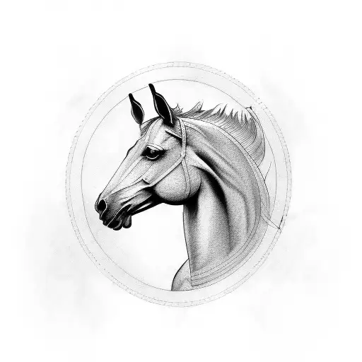 Outline Of Horse Markings