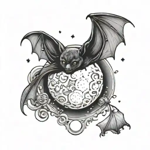 Bat Loves The Moon