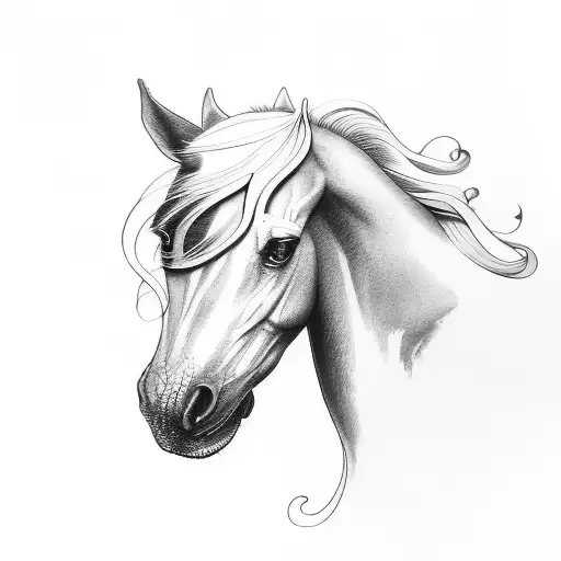 Outline Of Horse Markings