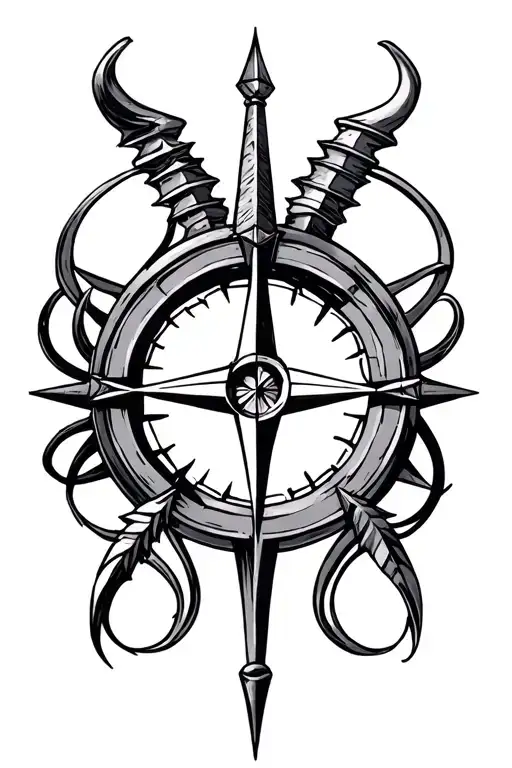 Viking Compass Design