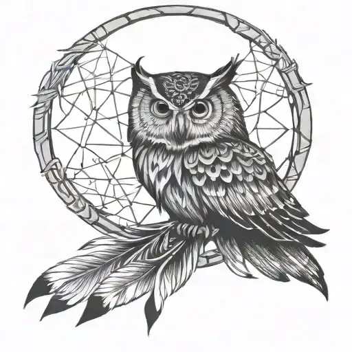 Owl Dream Catcher