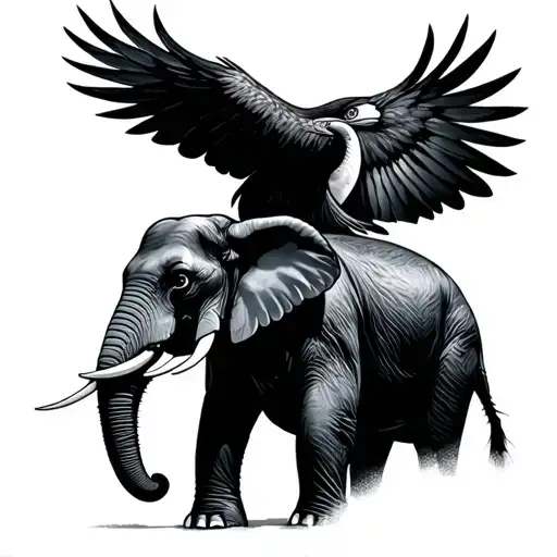 Condor And Elephant Merged