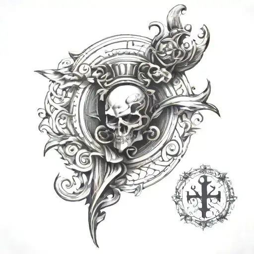 Incorporate A Dark And Haunting Depiction Of The Hippocratic Oath Into A Tattoo Design