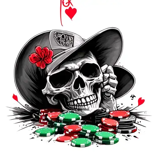 Skull Poker Cars Lucky Life