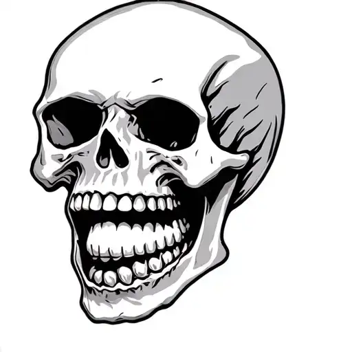 Skull Open Mouth
