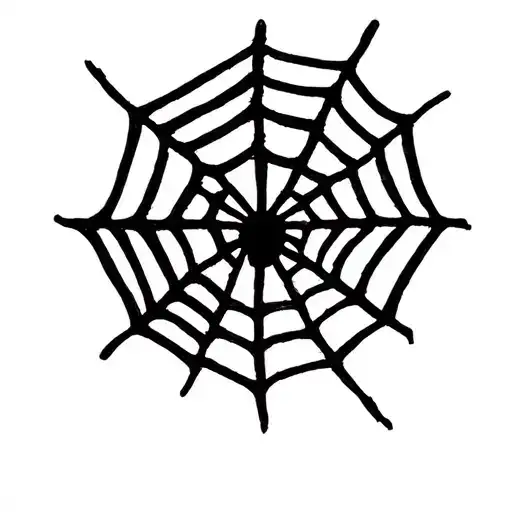 Spider Web Tattoo For Elbow