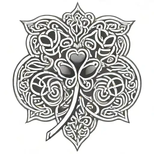 Celtic Knot Shamrock Masculin