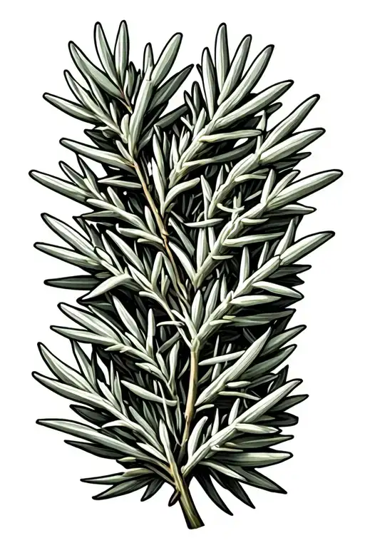 Rosemary Branches Crossed