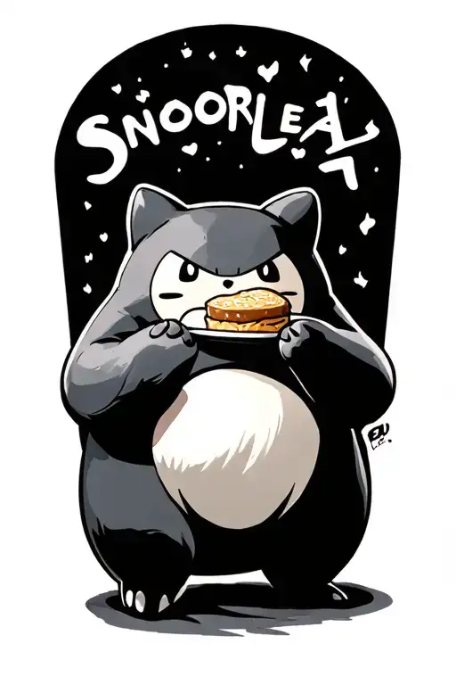 Snorlax Eat Snack