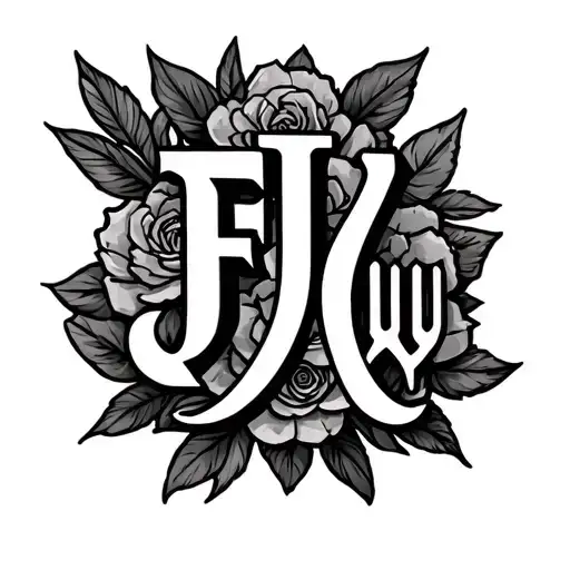 F J W Lettering