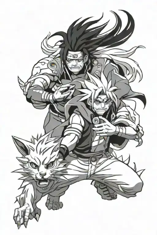 Naruto And Kurama