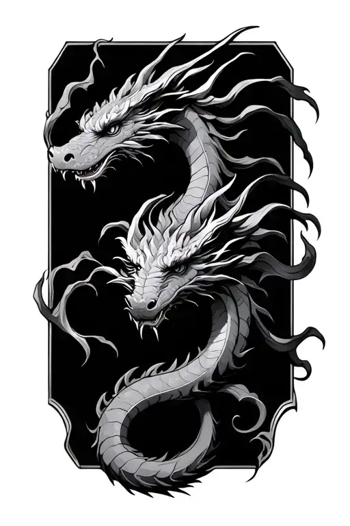 Dragon Wrapped Round