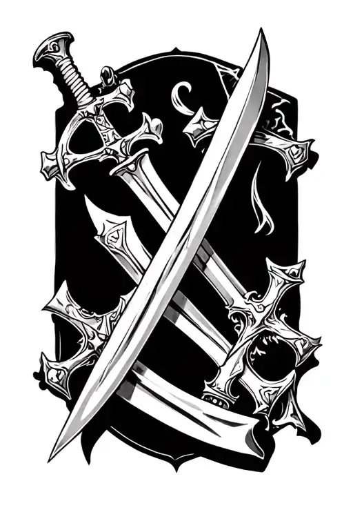 Crosses And Swords