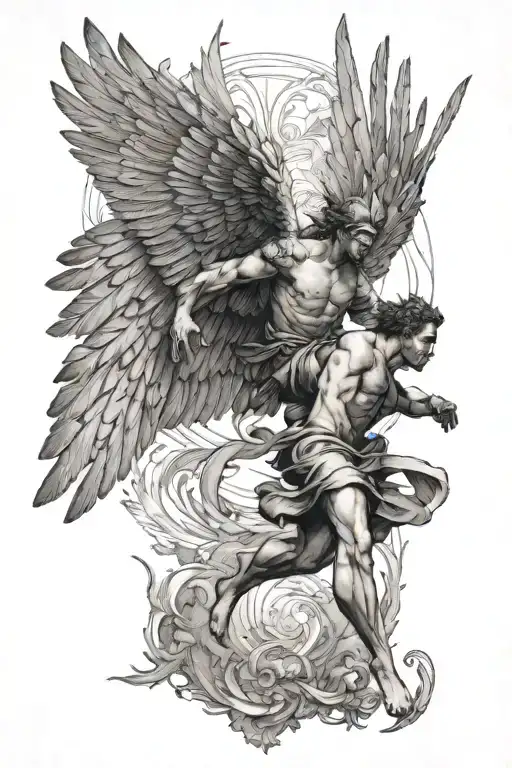 Icarus Flying Towards