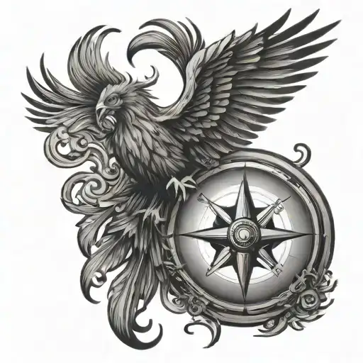 Phoenix Transpered Navigation Compass