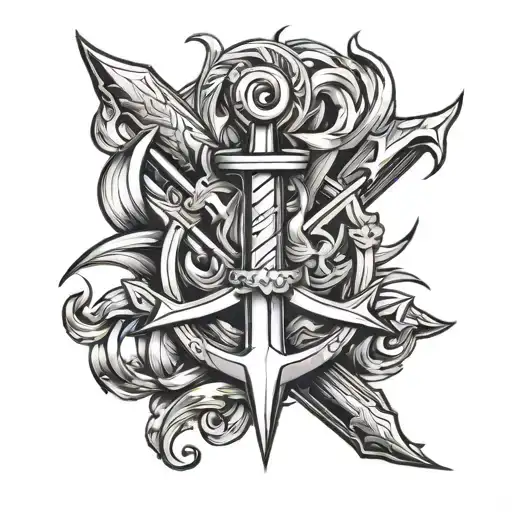 Anker And Star Combained