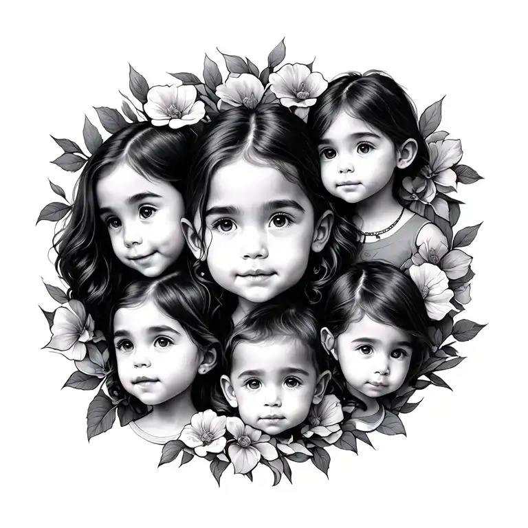 Family Of 6 Year Old