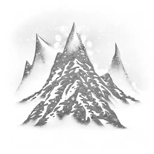 A Snow-covered Mountain With A Ski Lift And Hockey Players Enjoying A Game At The Base