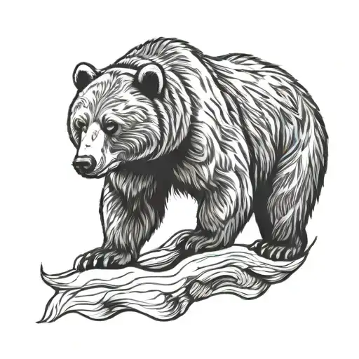 Siberian Bear Sleeve