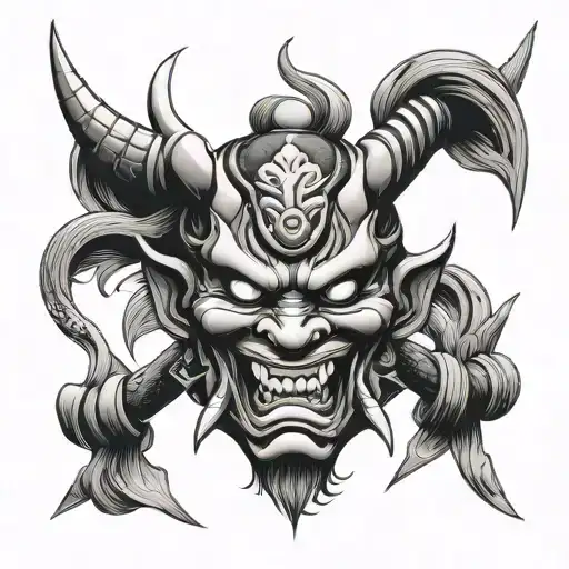 Oni Mask Samurai