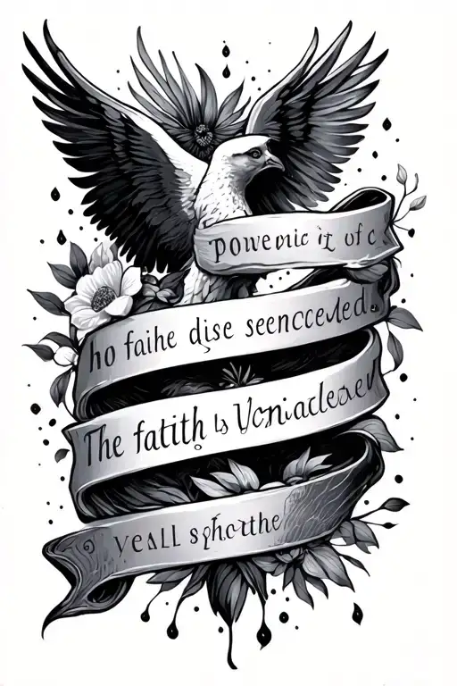 Concept Faith Sentences Joined Together