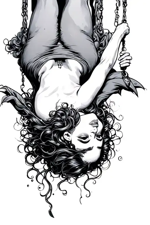 Paresseux Hanging Upside