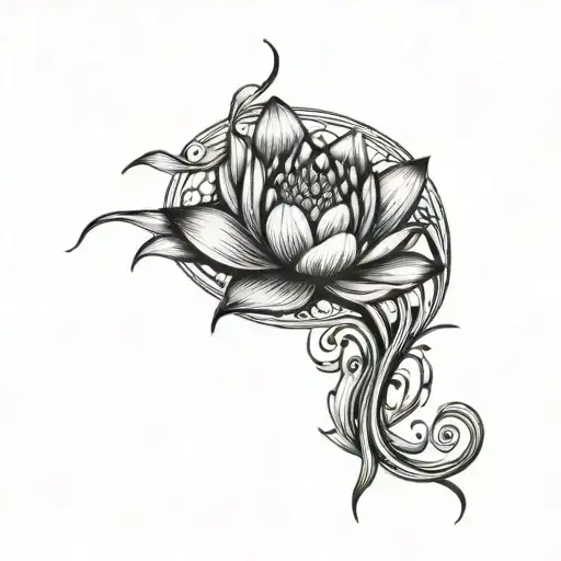 Water Lily Flower Vines