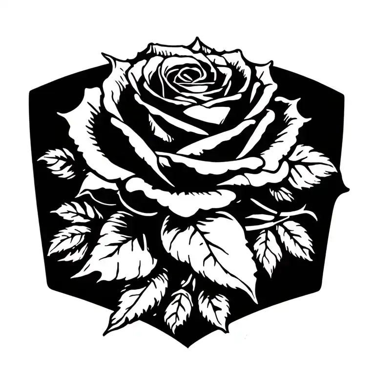 Roses Dark For Cover In A Line To Cover Lower Back