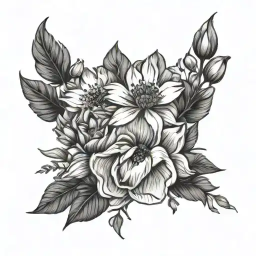 Birth Flower Bouquet