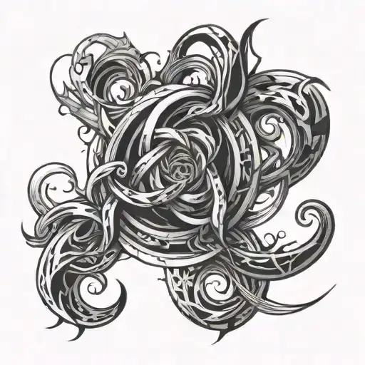 Manga Fantasy Symbol Intertwined