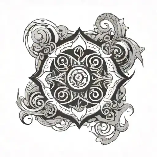 Manga Fantasy Symbol Surrounded