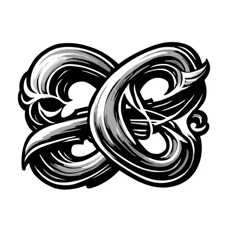 The Inscription Is Most With An Infinity Sign