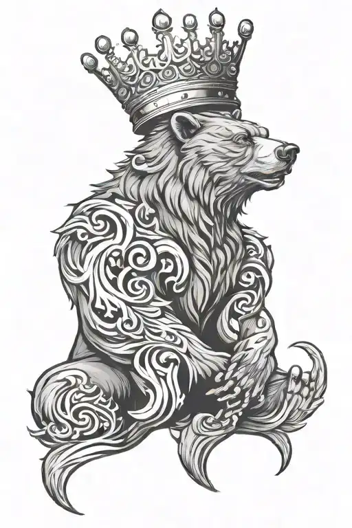 Bear Roar King Crown
