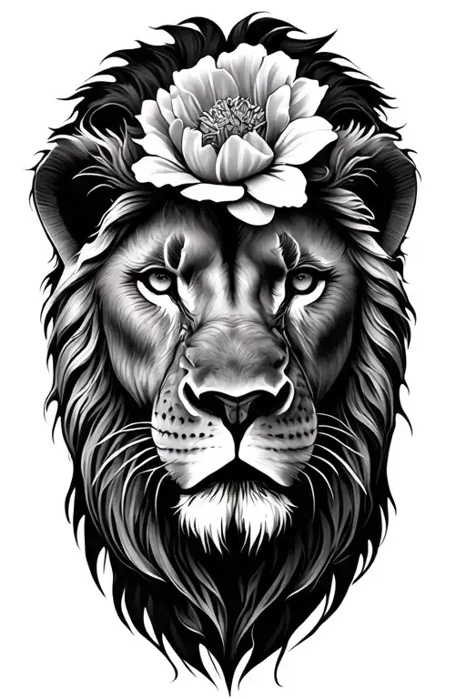 Forearm Flower Lion