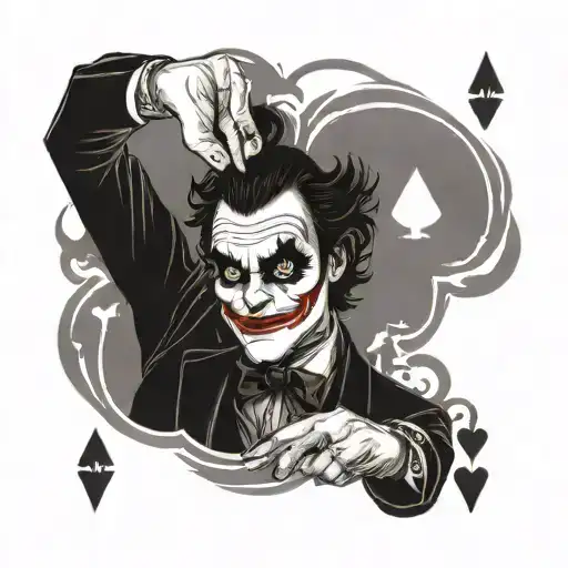 Joaquin Phoenix Joker Playing Card